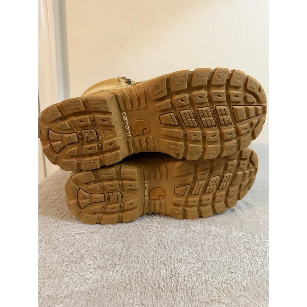 Carhartt Ground Force Work Boots Wheat Waterproof Composite Toe CMR 8939 Mens 10